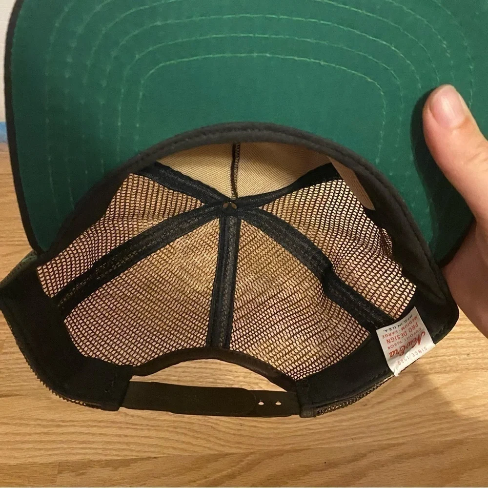 Vintage Woodcutter’s Show & Country Fair Trucker Snap Back Mesh Hat Brown